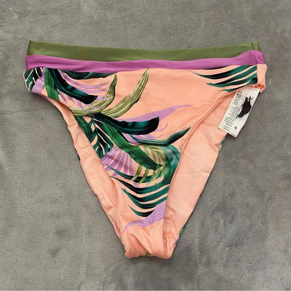 New! Seafolly las palmas reversible bikini bottoms 21602 - Picture 2 of 7